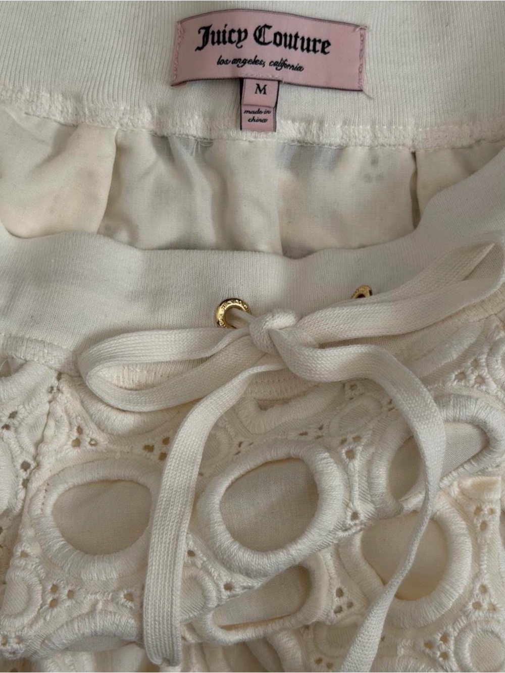 Juicy Couture White Eyelet Lace Mini Skirt - Women - Picture 2 of 6
